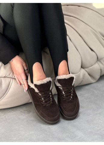 Зимние кроссовки Helen коричневые зима (371830710)