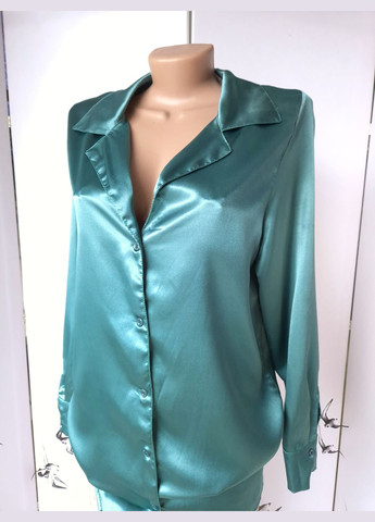Изумрудная женская блуза-рубашка Nasty Gal