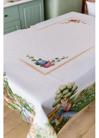 Гобеленова скатертина Лужайка 135х350 см Різнокольоровий (8232) Прованс (361784892)