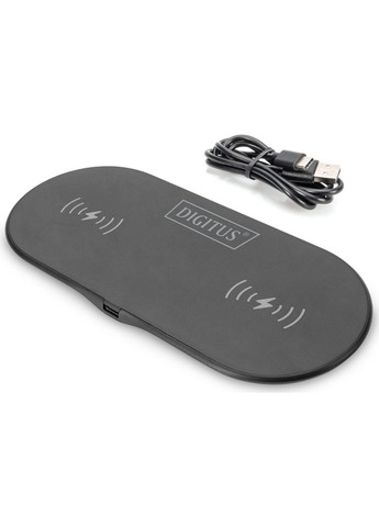 Зарядное устройство Wireless Charging, Pad, Duo, 15W Digitus (315434741)