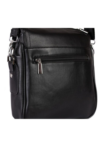 Чоловіча сумка зі штучної шкіри E30913 Чорна No Brand (370848042)