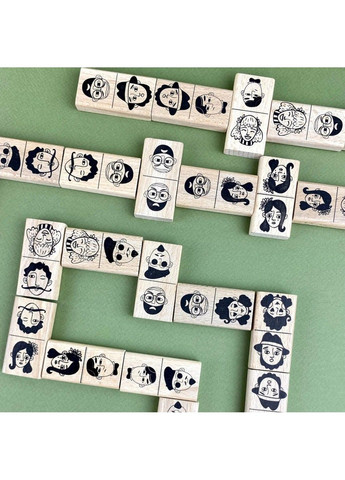 Настольная игра Домино "Персонажи" 900620 от 2 до 6 игроков 45 элементов Igroteco (335054786)