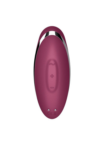 Вібростимулятор-пульсатор Tap & Climax 2 Red, ефект постукування пальцем Satisfyer (330617760)