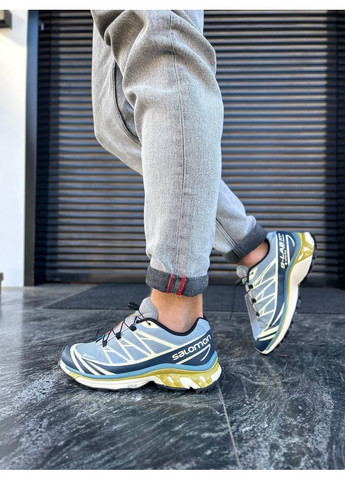 КРОСІВКИ ЖІНОЧІ SALOMON XT-6 ADV DOVER BLUE BEIGE САЛОМОН XT-6 No Brand білі демісезони (367168441)