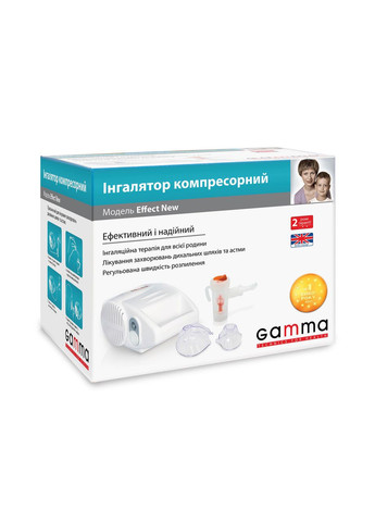 Інгалятор Effect New компресорний небулайзер гарантія 2 роки GAMMA (346086505)
