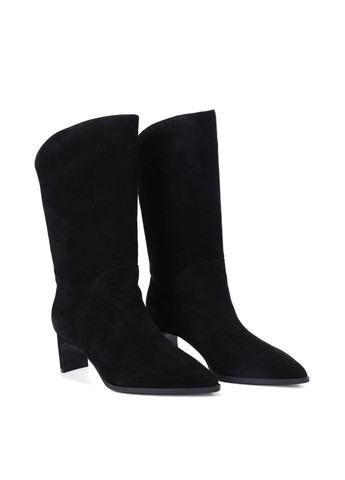 Жіночі Черевики 596H-0807-C49 Чорний Велюр MIRATON (365434754)