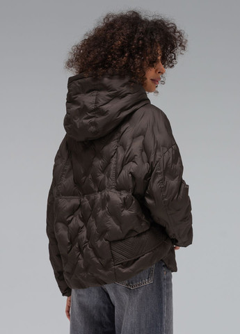 Коричневая демисезонная ультралегкая куртка -wear модель Viva 6568