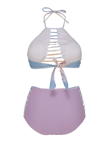 Бежевый летний купальник "соленое море" No Brand