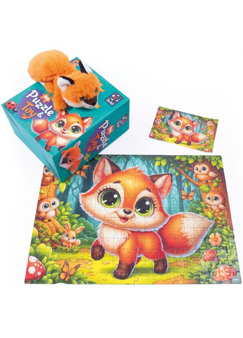 Пазли De.tail. Лисеня 260 деталей DT200-12 - творчий набір для дітей Vladi toys (366861732)