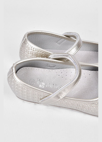 Балетки для дівчинки золотистого кольору Let's Shop без декору (313399589)