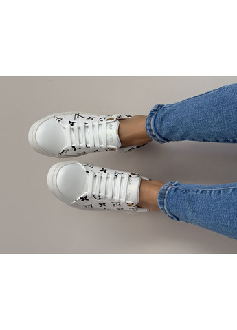 Кросівки жіночі Louis Vuitton Trainer Time Out Monogram Blanc white | Луї Віттон білі No Brand білі демісезони (366576480)