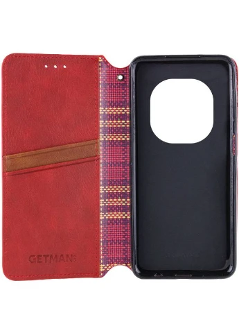 Шкіряний чохол-книжка Cubic (PU) для Xiaomi Redmi Note 14 Pro 5G / 14 Pro+ Getman (390453038)