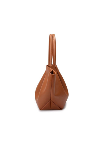 Сумка жіноча шопер з екошкіри коричнева велика No Brand (364134850)