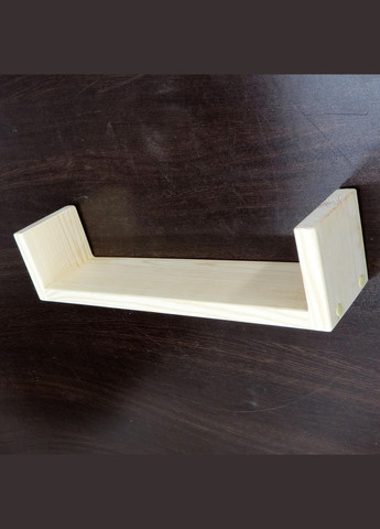 Настінна полиця з дерева Уоккер 32 бланже (НСП-0036201) No Brand (328081642)