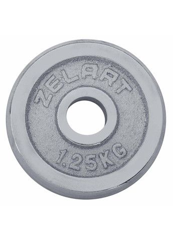 Млинці диски хромовані TA-7786 1,25 кг Zelart (286043572)
