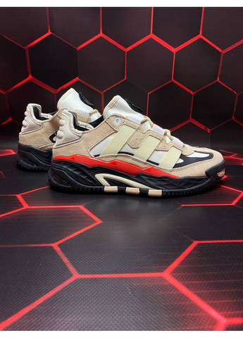 Комбіновані Осінні кросівки чоловічі adidas niteball адідас найтбол No Brand