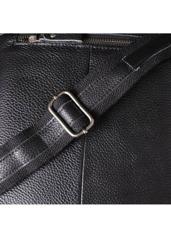 Сумка планшет через плече чоловіча з натуральної шкіри для телефону та документів середня Чорний 38346 Vintage (355245243)