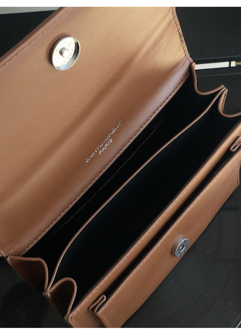 Жіноча сумка YSL коричневий срібло клатч No Brand (369935361)