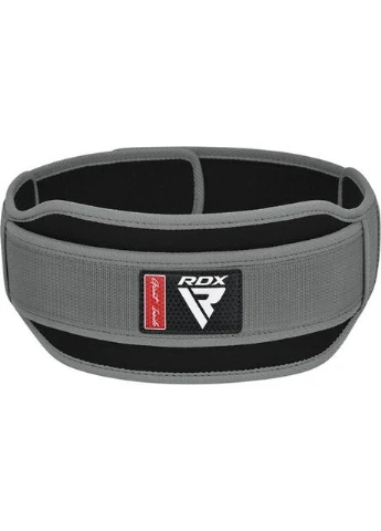 Пояс для тяжелой атлетики RX5 Double Belt неопреновый Grey RDX (389749101)