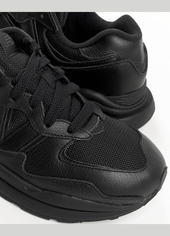 Чорні всесезон кросівки чоловічі 5740 m5740ll весна-осінь шкіра текстиль чорні New Balance