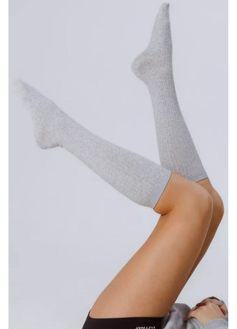 Сірі гольфи жіночі бавовняні в рубчик master 2751 Master Step (351582900)