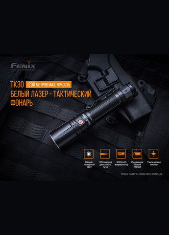 Ліхтар ручний лазерний TK30 Laser (A-016107) Fenix (317048514)