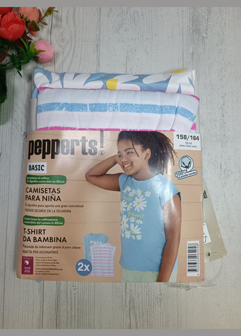 Комбінована літня набір футболок для дівчинки Pepperts
