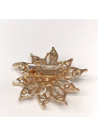 Брошка "Хризантема" метал - золото Plus-plus (352746737)