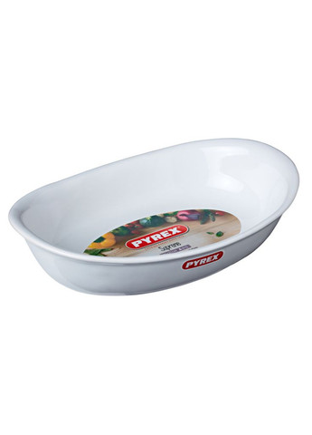 Форма для выпечки Supreme white овальная 31 х 21 см (m500607) Pyrex Supreme white овальна 31 х 21 см (366568153)