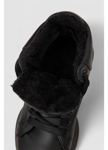 Кроссовки женские зимние на меху Ager 248RXM22 чёрные демисезоны (368485642)