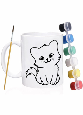 Набор для детской творчества Кит #01 / раскраска для детей / 330 мл белая No Brand (316122582)