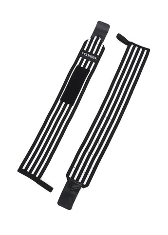 Бинти для зап'ясть (кистьові бинти) Wrist Wraps XR-0194 Black/White Cornix (315720367)