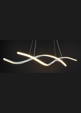 Люстра светодиодная подвесная LED светильник для квартиры на потолок лэд 27456 Белый 25-100х14х103 см. Sunnysky (364760541)