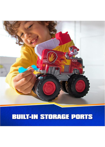 Paw Patrol Rescue Wheels Пожарный автомобиль с водителем Маршал серии Мега колеса Щенячий патруль Оригинал Spin Master (365251680)