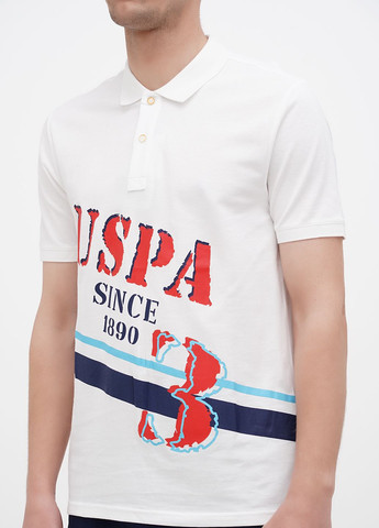 Белая футболка-футболка поло u.s. polo assn мужская для мужчин U.S. Polo Assn.