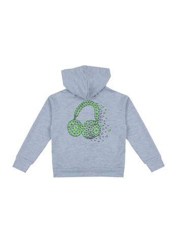 Серая повседневный рубашка с надписями GABBI