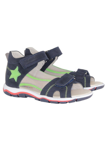 Cандалії 2001-1 для хлопчиків синьо-зелені. Розмір Topitop (367166500)