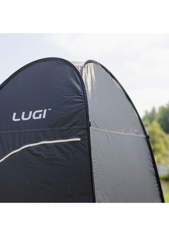 Намет душ-туалет для кемпінгу автомат 120×120×190 (см) тент для душу та туалету туристичний LU-015DB Чорний LUGI (370439175)