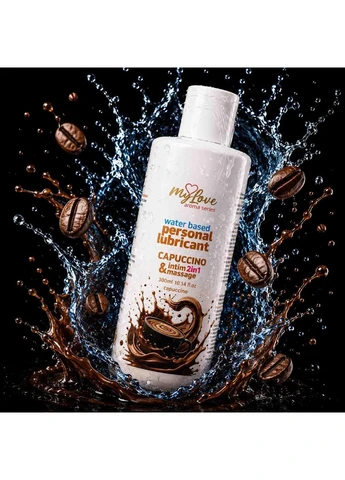 2в1 лубрикант и массажный гель - MyLove Aroma Series Intim&Massage Capuccino, 300 мл Boss Series (400993179)