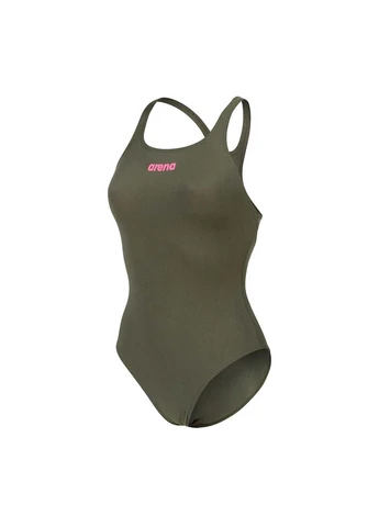Темно-зеленый летний слитный купальник для женщин team swimsuit swim pro solid темно-зеленый Arena
