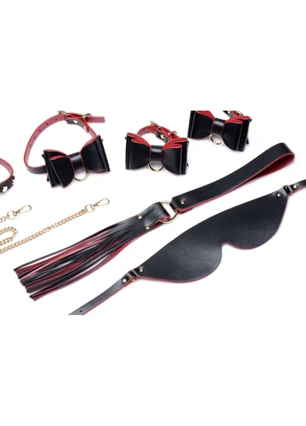 Набор БДСМ с дорожной сумкой Master Series: Bow — Luxury BDSM Set With Travel Bag, 11 предметов No Brand (303882957)