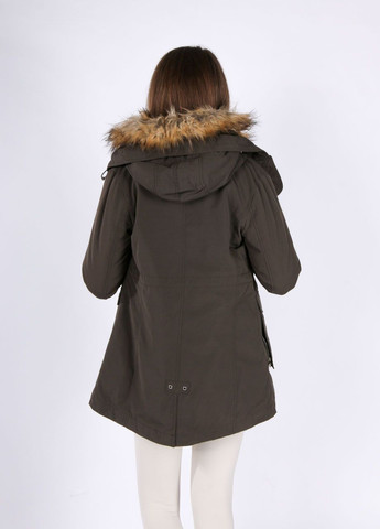 Оливковий (хакі) демісезонний Пуховик Rena Marx