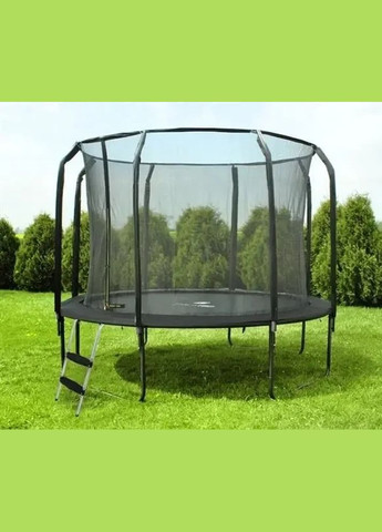Дитячий батут на опорах із захисною сіткою та сходами 183 см Home (329689031)