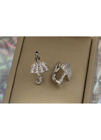 Серьги зонтик 1.6 см серебристые love-shopping Xuping Jewelry (354659140)