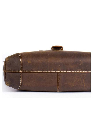 Кожаная сумка кросс боди мужская мессенджер через плечо коричневая 14675 Vintage (329197831)