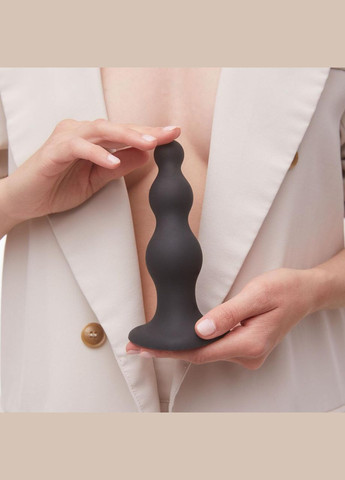 Насадка для страпона Dildo Plug Beads Black XXL Strap-On-Me (303908145)