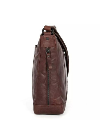 Сумка кожаная женская коричневая винтажная &SPARROW (Д/Ш/В) 28х10х27 см Spikes (336377781)