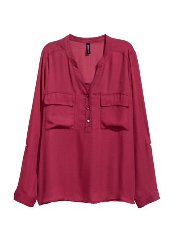 Темно-рожева блуза демісезон,темно-рожевий, divided H&M