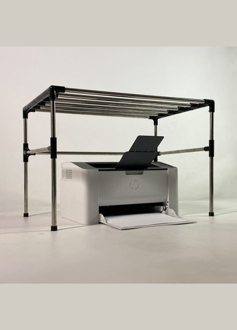Настільна полиця для принтера - Stels, з полірованої нержавіючої сталі. Полиця над принтером, мікрохвильовою піччю Broody (300854247)