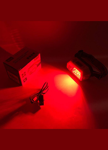 Потужний налобний ліхтар SH-S9 XPE+COB+3SMD(red) для туризму та риболовлі Bailong (329870811)